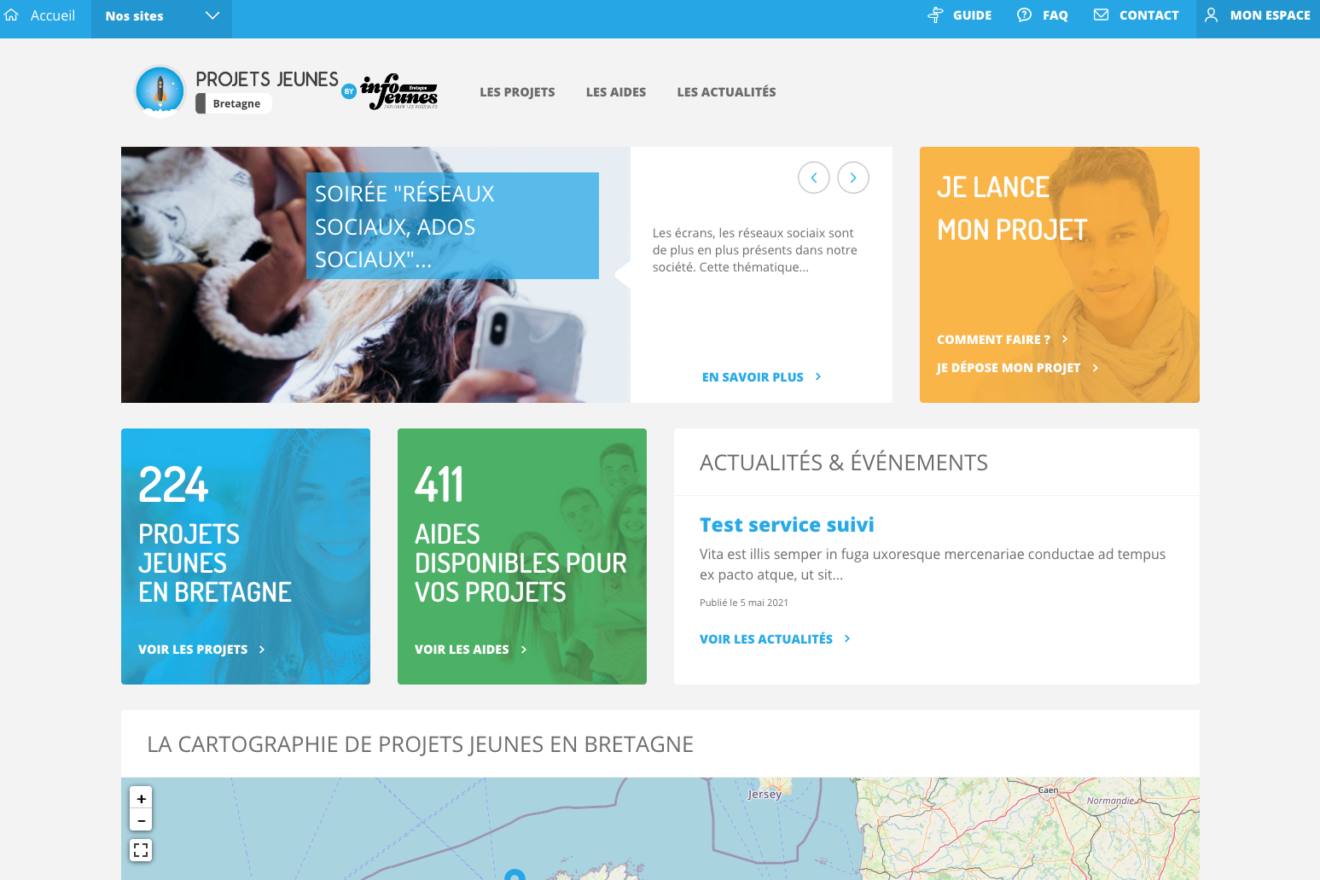 Se référencer sur la plateforme bretonne dédiée aux projets des jeunes