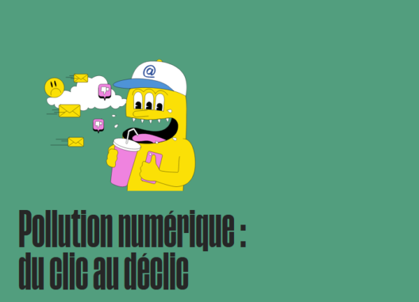 Du clic au déclic : infographie didactique sur la pollution numérique