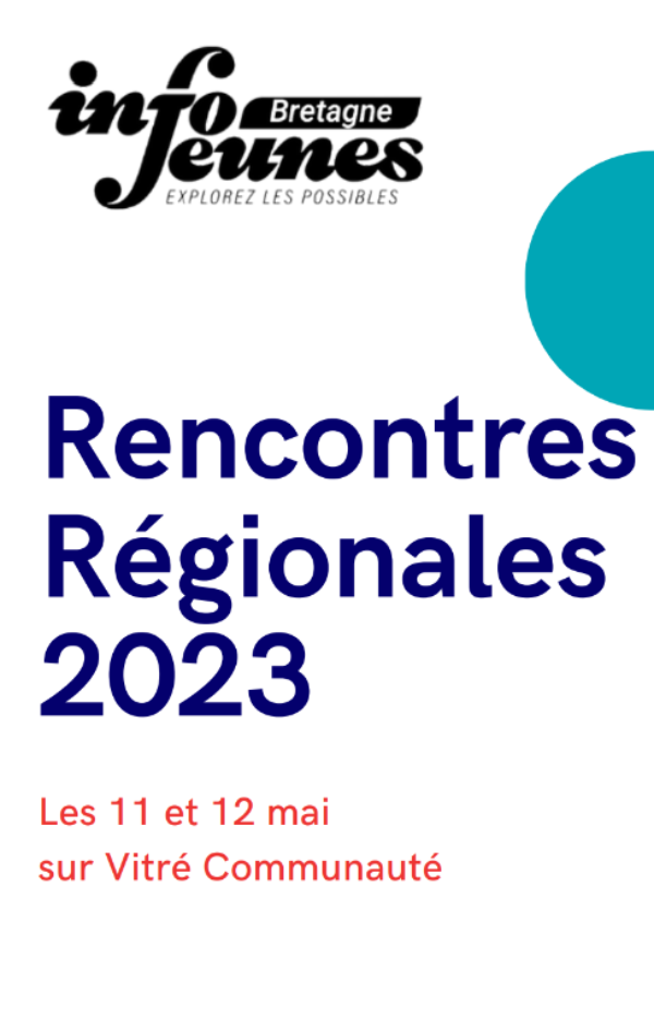 Rencontres régionales Info Jeunes 2023 : à vos agendas !