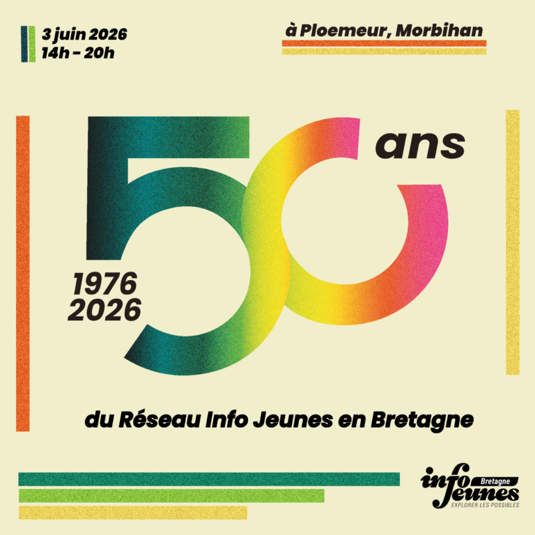 Info Jeunes Bretagne fête ses 50 ans : inscrivez-vous !