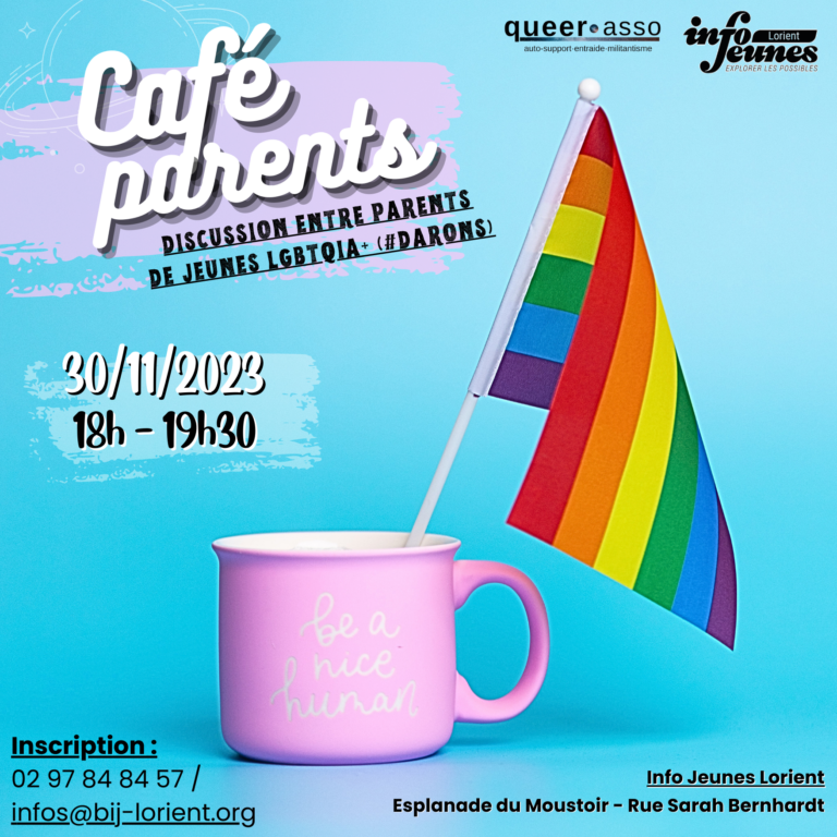 Cafés Parents LGBT+ Info Jeunes Lorient